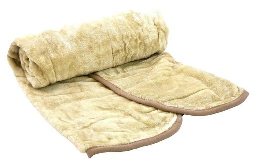 Super Soft Faux Fur Throws - Double Tan 150x200CM (59x78")