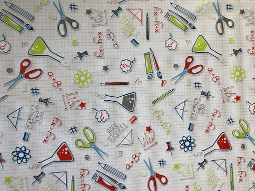 Crafting / School Vinyl Tablecloth 137 cm (54" Wide)