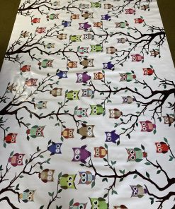 Owls Vinyl Tablecloth 137 cm (54" Wide)