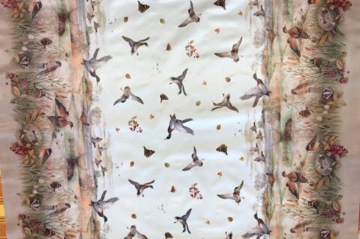 Country Wildlife Vinyl Tablecloth 137 cm (54" Wide) Sold in Half Metres - Image 2