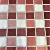 Red Tiles Vinyl Pvc Tablecloth 137cm (54" Wide)