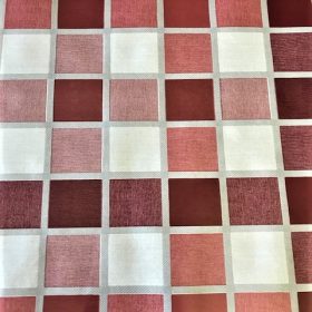 Red Tiles Vinyl Pvc Tablecloth 137cm (54" Wide)