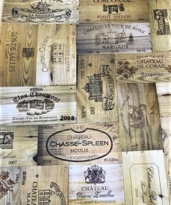 Wine Box Vinyl Tablecloth 137 cm (54" Wide)