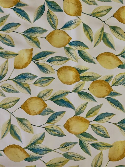 LEMONS - Vinyl Tablecloth 137 cm (54" Wide)