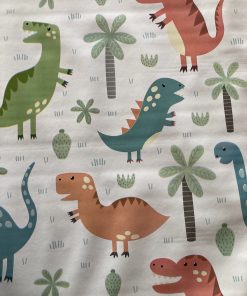 Dinosaurs Vinyl Tablecloth 137 cm (54" Wide)