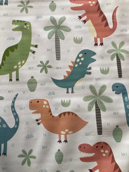 Dinosaurs Vinyl Tablecloth 137 cm (54" Wide)
