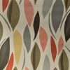 Leaf Wave Multi Colour Vinyl Tablecloth 137 cm (54" Wide)