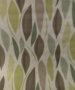 Leaf Wave Green Vinyl Tablecloth 137 cm (54" Wide)