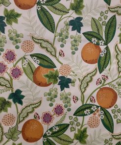 Oranges and Grapes Vinyl Tablecloth 137 cm (54" Wide)