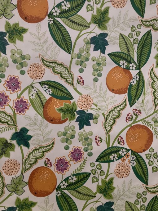 Oranges and Grapes Vinyl Tablecloth 137 cm (54" Wide)