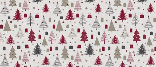 Red trees and presents