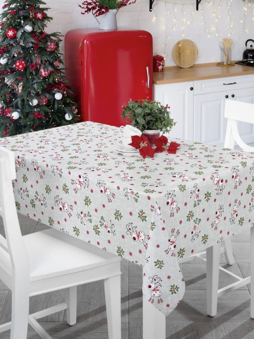 Christmas Tablecloth Rudolph