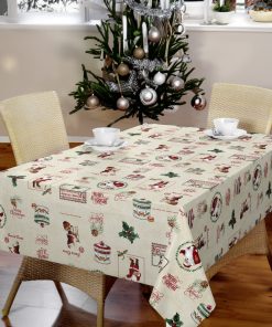 Christmas tablecloth i believe