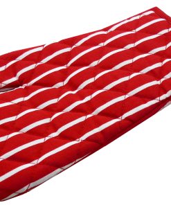 Butchers Stripe Red Single Oven Glove