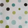 Green Spots and Dots - Vinyl Tablecloth 140 x 140 cm Square (55 x 55")