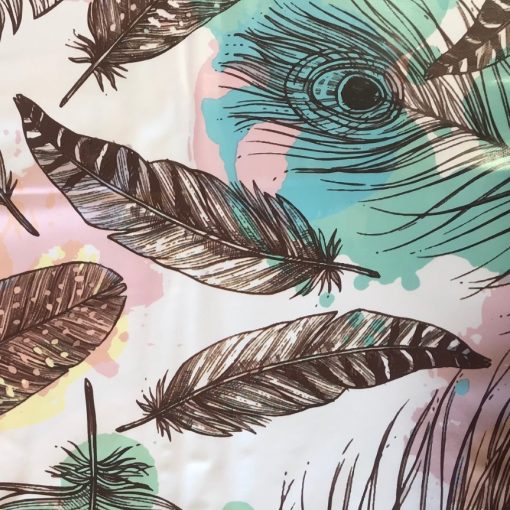 Feathers - Vinyl Tablecloth in Square, Oblong or Round - Image 2