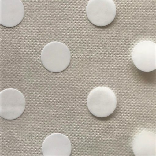 White Polka Dot on Clear Ground - Vinyl Tablecloth Round or Oblong - Image 2