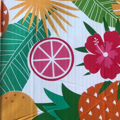 Summer Easy - Vinyl Tablecloth 160 cm Round (63")
