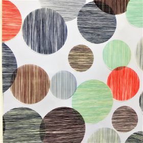 Multi Circles- Vinyl Tablecloth 140 x 180 cm Oblong (55 x 71")