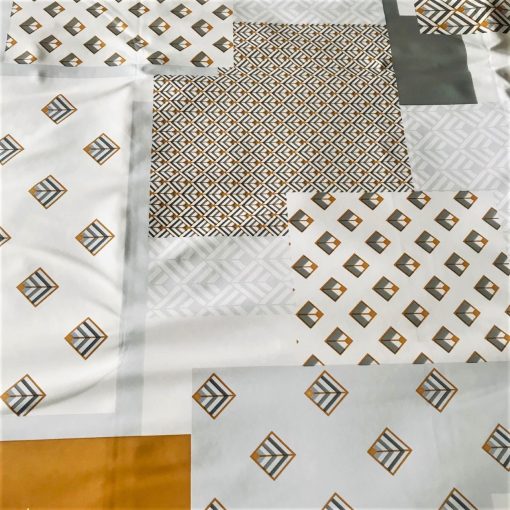 Modern Geometry - Vinyl Tablecloth 140 x 240 cm Oblong (55 x 94")