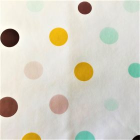 Multi Colour Polka Dot - Vinyl Tablecloth 140 x 180 cm Oblong (55 x 71")