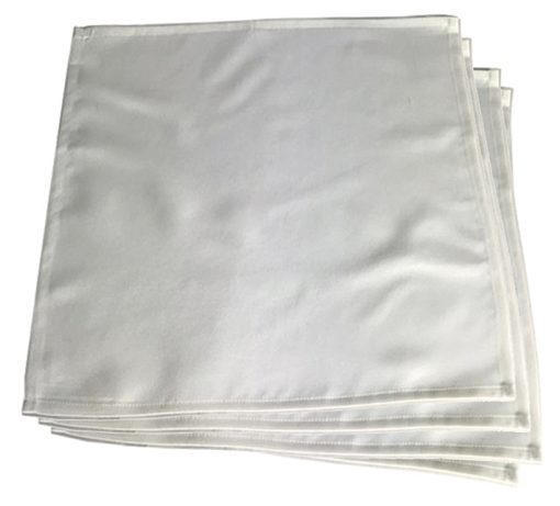 Pack of 4 Napkins in Cream 40 x 40 cm (16 x 16")